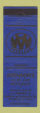 Matchbook Cover - Johnson's Motel Restaurant Wytheville VA