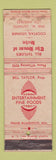 Matchbook Cover - The House of Hahn Los Angeles CA WEAR