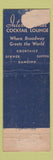Matchbook Cover - International Casino New York City