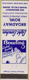 Matchbook Cover - Broadway Bowling Idaho Falls ID girlie
