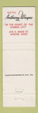 Matchbook Cover - Hotel Anthony Wayne Akron OH
