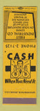 Matchbook Cover - First Industrial Loans Knoxville TN
