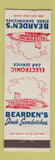 Matchbook Cover - Bearden's Steak Sandwiches  Cleveland OH