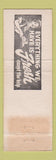 Matchbook Cover - Haa's Richfield Station oil gas cafe Ethel WA