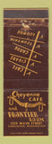 Matchbook Cover - Cheyenne Cafe Frontier Room Vancouver WA WEAR