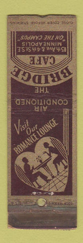 Matchbook Cover - Bridge Cafe Minneapolis MN WORN