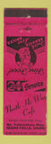 Matchbook Cover - North Hi Way Cafe Idaho Falls ID WEAR RED