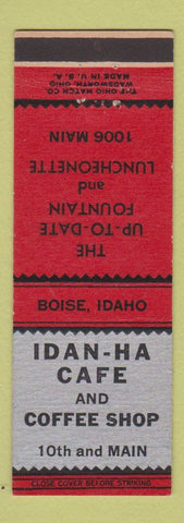 Matchbook Cover - Idan Ha Cafe Boise ID