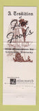 Matchbook Cover - Bauer's Restaurant Louisville KY