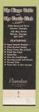 Matchbook Cover - The Kings Table Castle Club Decatur GA