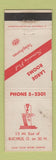Matchbook Cover - Motel Bucyrus OH WEAR