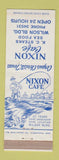 Matchbook Cover - Nixon Cafe Corpus Christi TX