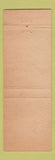 Matchbook Cover - Andrews Cafe Hillsboro TX