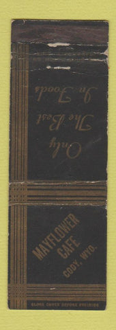 Matchbook Cover - Mayflower Cafe Cody WY WORN