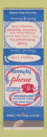 Matchbook Cover - Credit Endorsement Co Knoxville TN WWORN