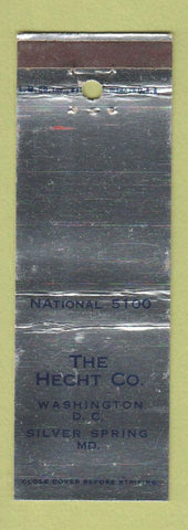 Matchbook Cover - Hecht Company Washington DC Silver Spring MD