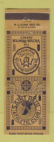 Matchbook Cover - St Paul Athletic Club MN