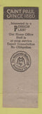 Matchbook Cover - St Paul Athletic Club MN