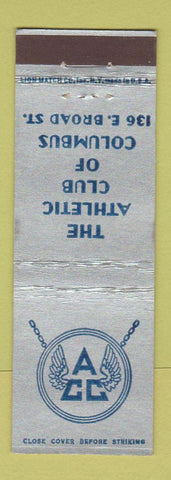 Matchbook Cover - Athletic Club of Columbus OH