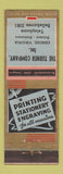 Matchbook Cover - Turner Company Printing Stationery Exmore VA