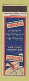 Matchbook Cover - Crossroads Bar Restaurant Cafe New York City WEAR