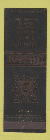 Matchbook Cover - Teale's Cafe Marlette MI