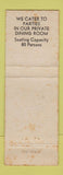 Matchbook Cover - Teale's Cafe Marlette MI