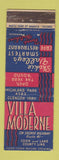 Matchbook Cover - Villa Moderne Highland Park? IL