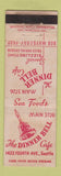 Matchbook Cover - The Dinner Bell Cafe Seattle WA WEAR