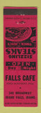 Matchbook Cover - Falls Cafe Idaho Falls ID