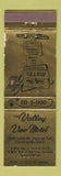 Matchbook Cover - Valley View Motel Cleveland OH