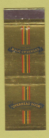 Matchbook Cover - Overhead Door Corp Chicago IL Hartford City IN