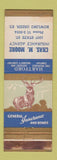 Matchbook Cover - Chas Moore Insurance Agency Bowling Green KY WEAR