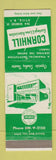 Matchbook Cover - Cornhill Savings and Loan Utica NY