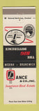 Matchbook Cover - Lance Insurance Real Estate Medina Brunswick OH