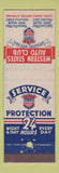 Matchbook Cover - Western States Auto Club St Louis MO Kansas City