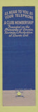 Matchbook Cover - Western States Auto Club St Louis MO Kansas City