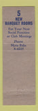 Matchbook Cover - Hotel Rodney Wilmington DE