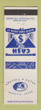 Matchbook Cover - Leavell & Bates Loans Delphi Elwood Lebanon Crawfordsville IN
