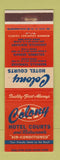 Matchbook Cover - Colony Hotel Courts Nashville TN Columbus GA Louisville KY