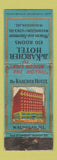 Matchbook Cover - Karcher Hotel Waukegan IL WORN