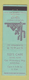 Matchbook Cover - Ted's Cafe Out Wickenburg Way AZ