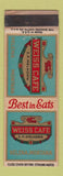 Matchbook Cover - Weiss Cafe Helena MT WEAR