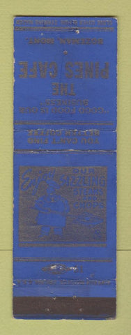 Matchbook Cover - The Pines Cafe Bozeman MT