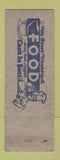 Matchbook Cover - The Pines Cafe Bozeman MT