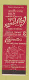 Matchbook Cover - Cafferata's Cafe Restaurant St Louis MO