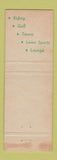 Matchbook Cover - Woodstock Inn VT?