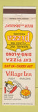 Matchbook Cover - Nifahs Village Inn Pizza Webster Houston Baytown TX