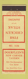 Matchbook Cover - Doerflein's New Corner Tavern  WEAR