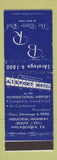 Matchbook Cover - The Brass Rail New York City Philadelphia PA Airport Motel